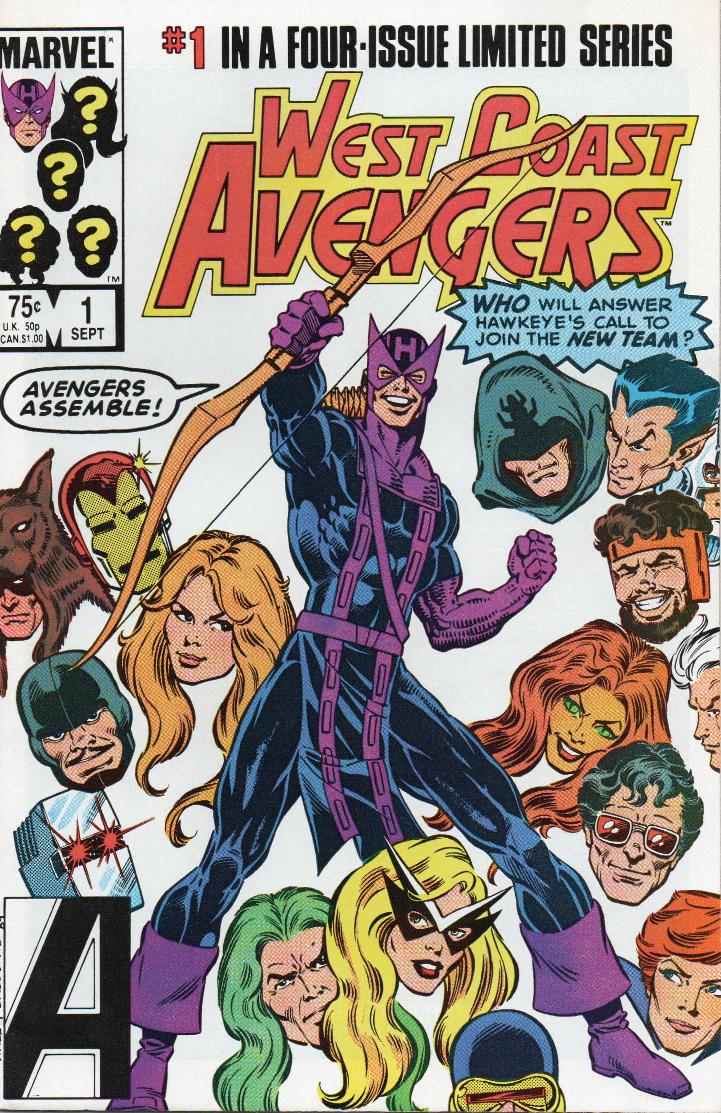 West Coast Avengers #1 Limited Comic Book From TheGlassyLass.com - Front Cover