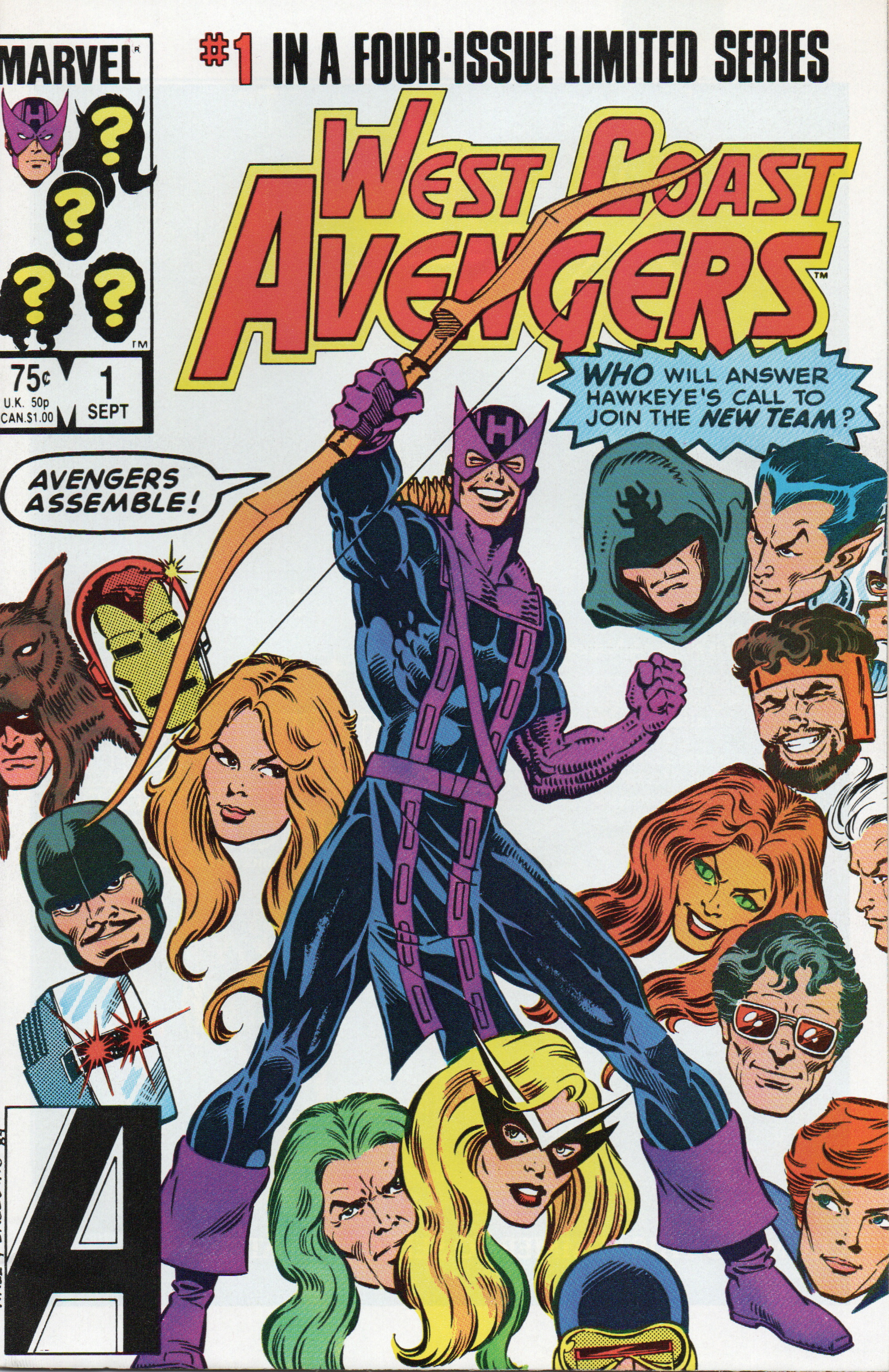West Coast Avengers #1 Limited Comic Book From TheGlassyLass.com - Front Cover