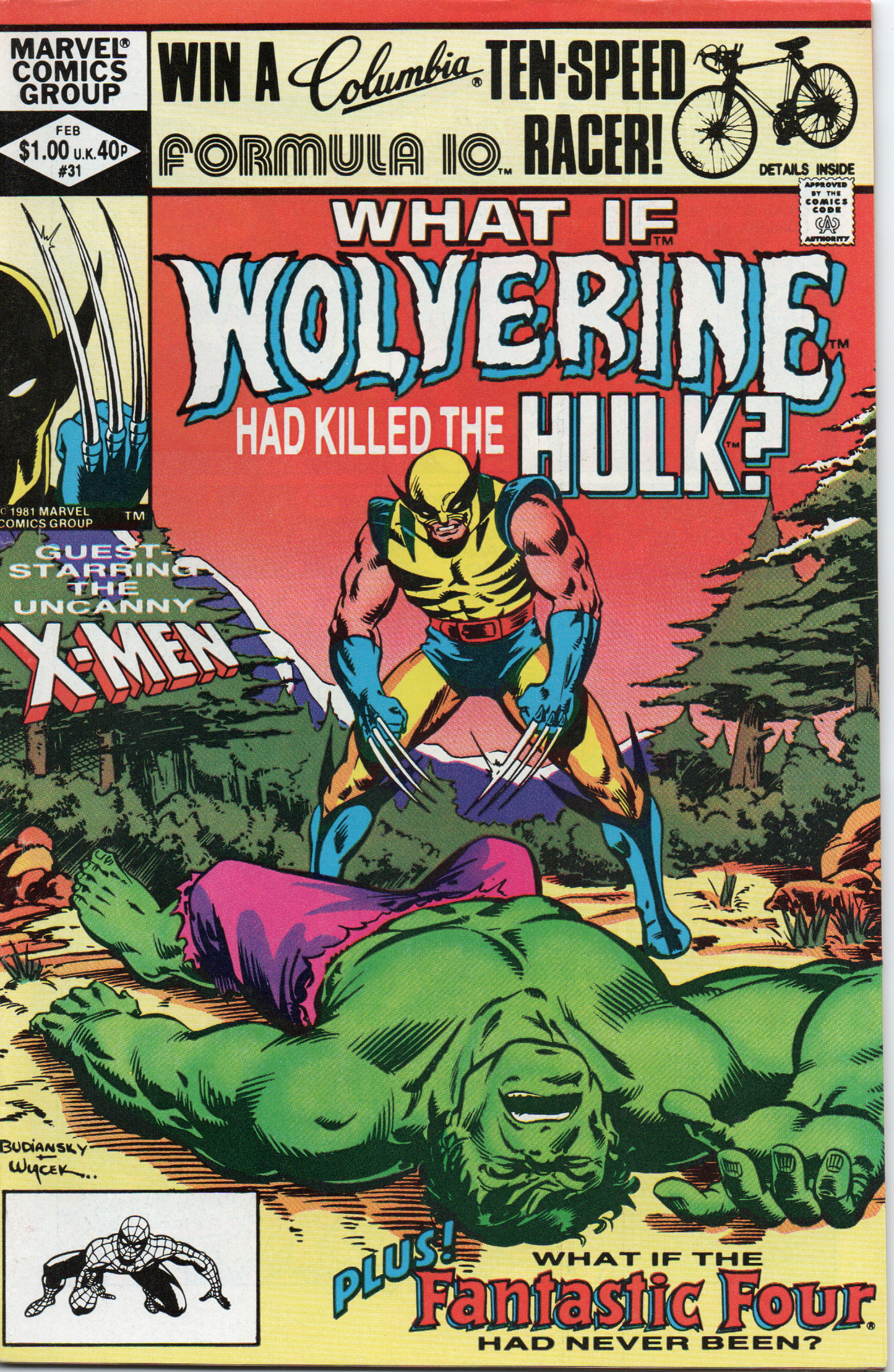 What If #31 (Wolverine Killed The Hulk) Comic Book From TheGlassyLass.com - Front Cover