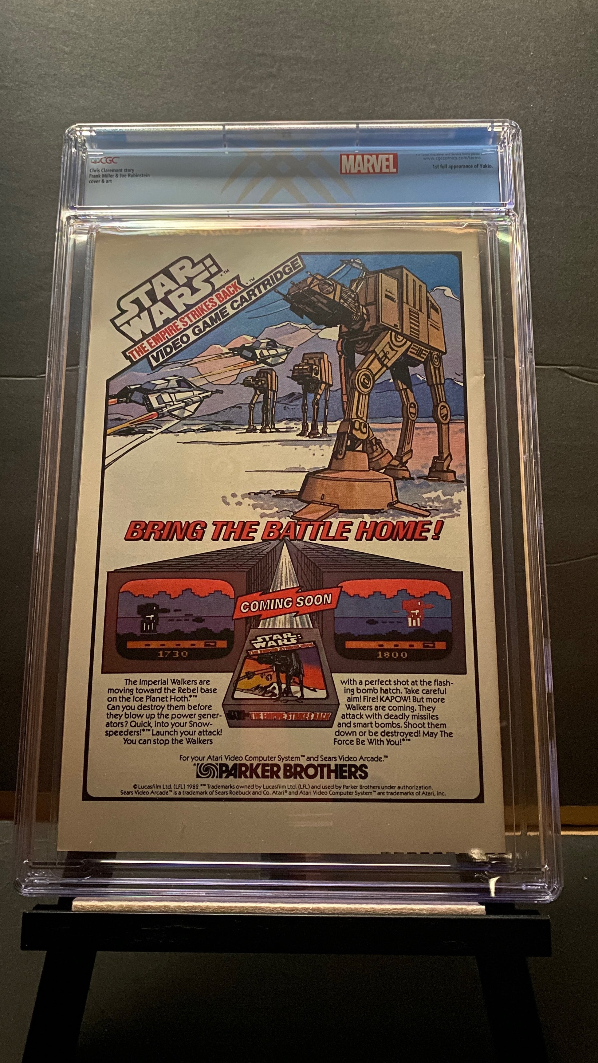 Wolverine #2 1982 Limited Edition CGC Graded 9.6 from TheGlassyLass.com