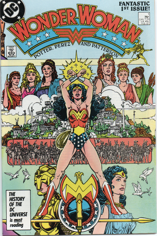 Wonder Woman #1 (2nd Series) Comic Book From TheGlassyLass.com - Front Cover