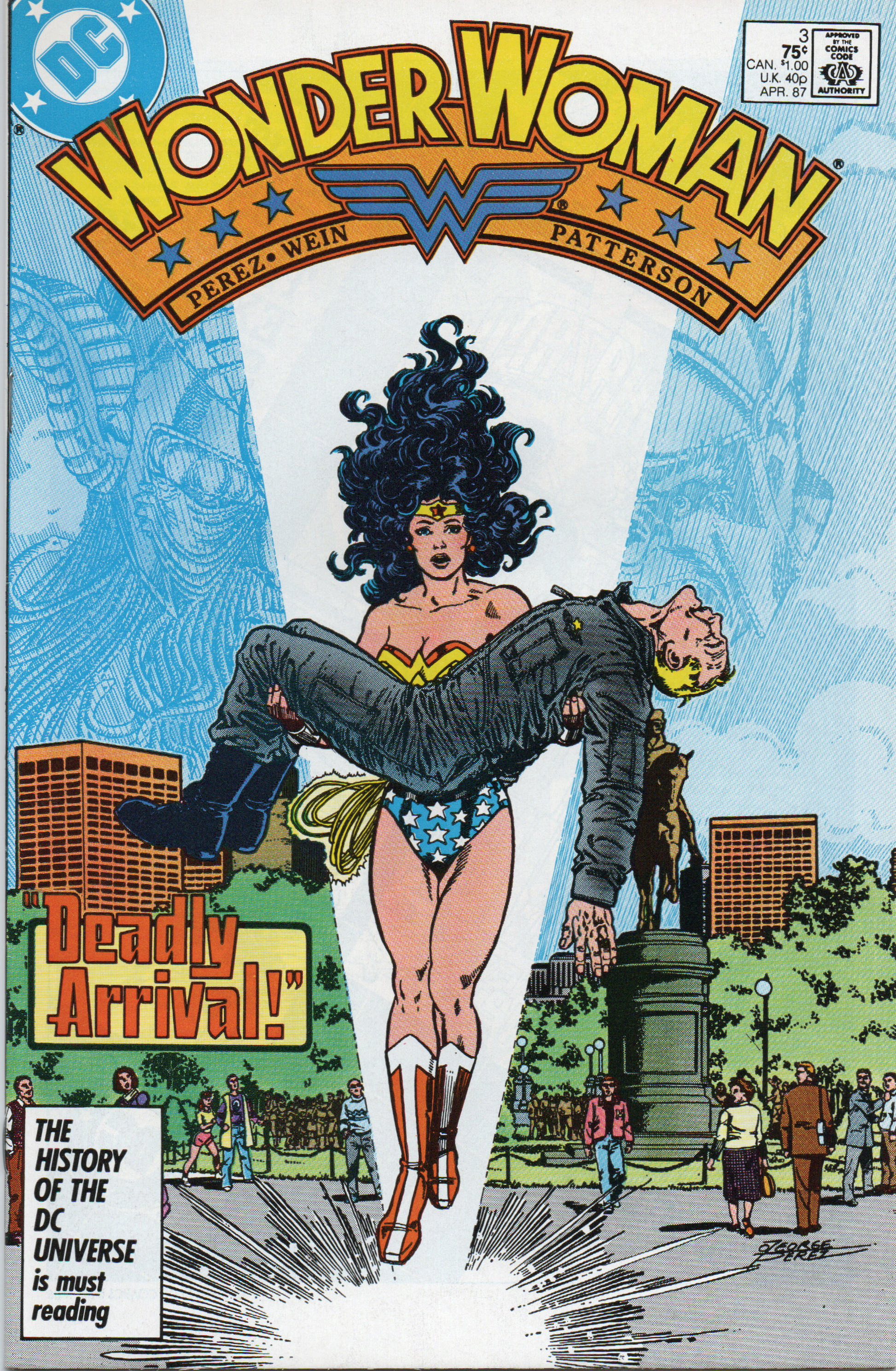 Wonder Woman #3 (2nd Series) Comic Book From TheGlassyLass.com - Front Cover