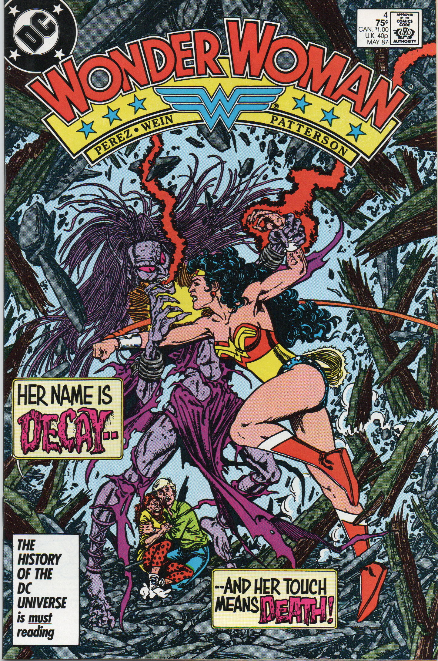 Wonder Woman #4 (2nd Series) Comic Book From TheGlassyLass.com - Front Cover