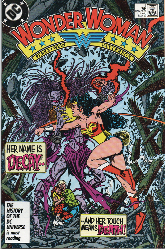 Wonder Woman #4 (2nd Series) Comic Book From TheGlassyLass.com - Front Cover