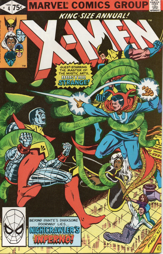 X-Men Annual #4 Comic Book From TheGlassyLass.com - Front Cover
