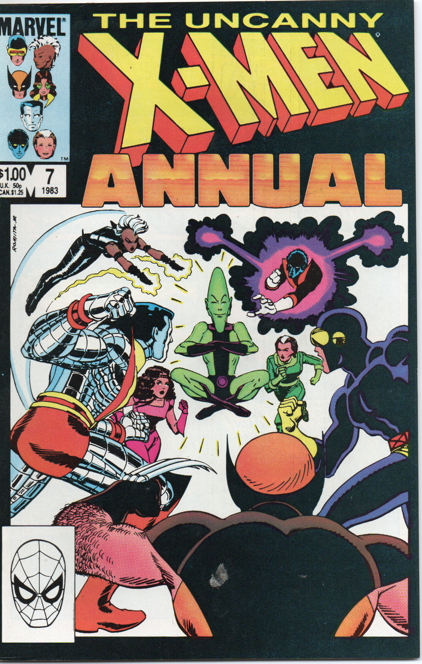 X-Men Annual #7 Comic Book From TheGlassyLass.com - Front Cover