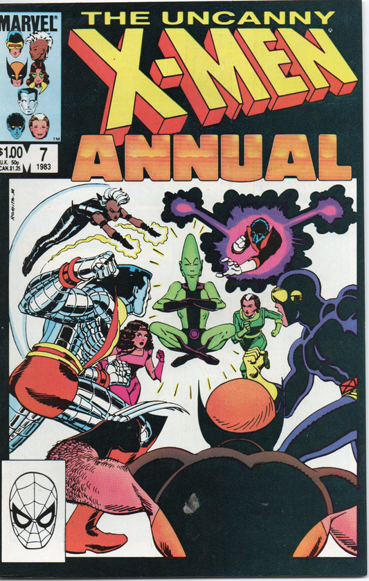 X-Men Annual #7 Comic Book From TheGlassyLass.com - Front Cover