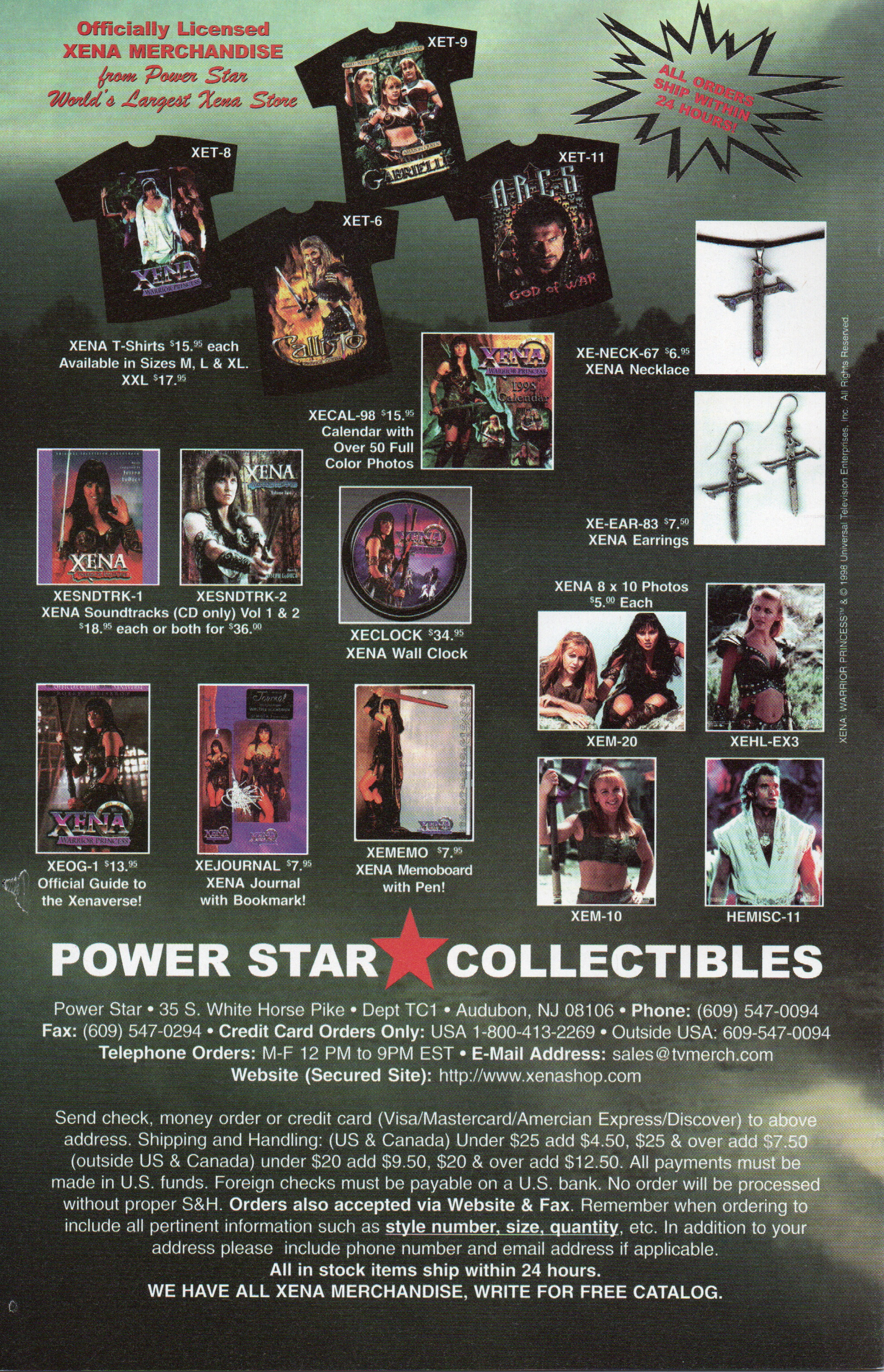 Xena Warrior Princess "Orpheus Trilogy" #1 Comic Book by Topps Comics at TheGlassyLass.com
