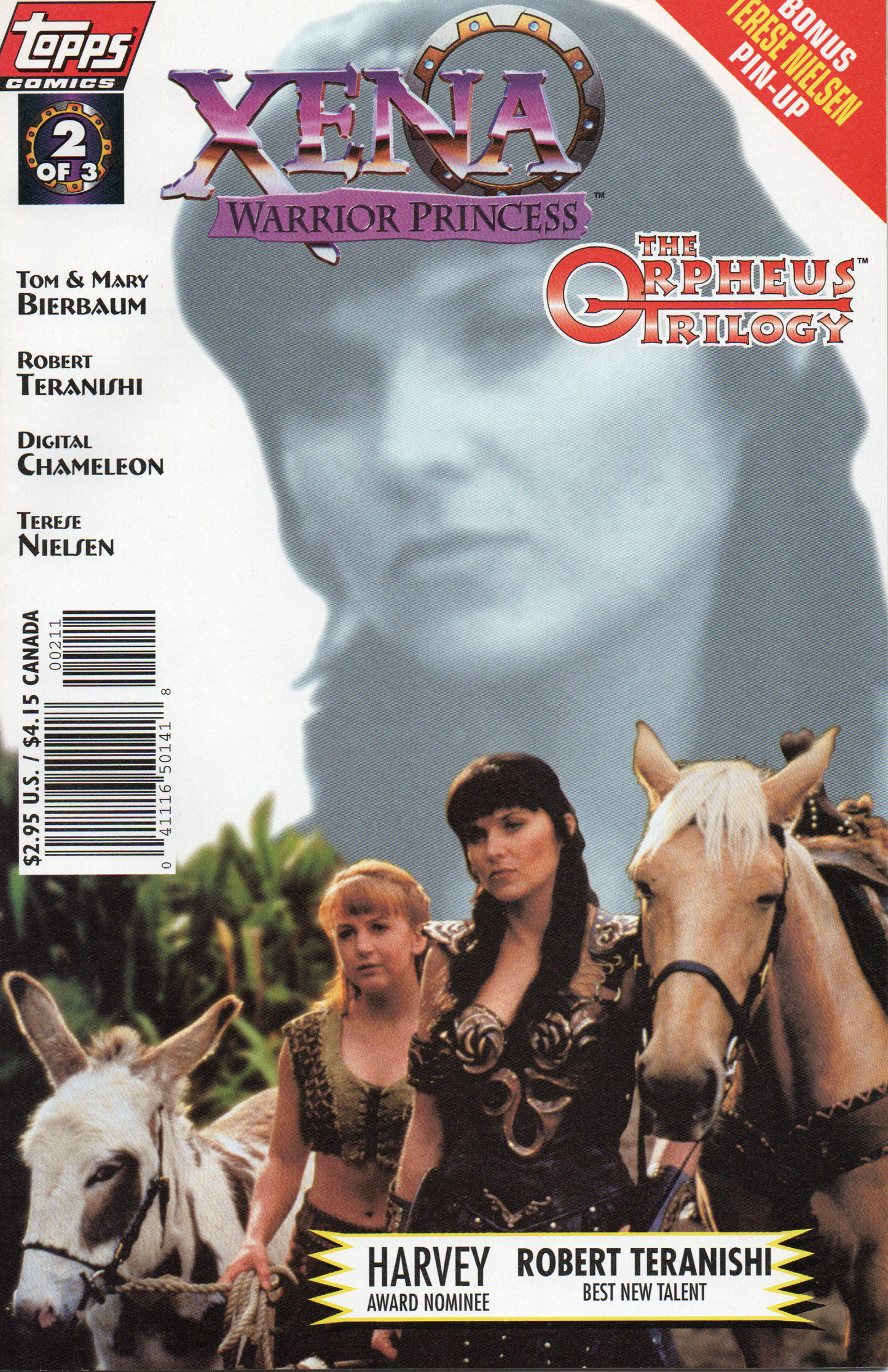 Xena Warrior Princess "Orpheus Trilogy" #2 Comic Book by Topps Comics at TheGlassyLass.com