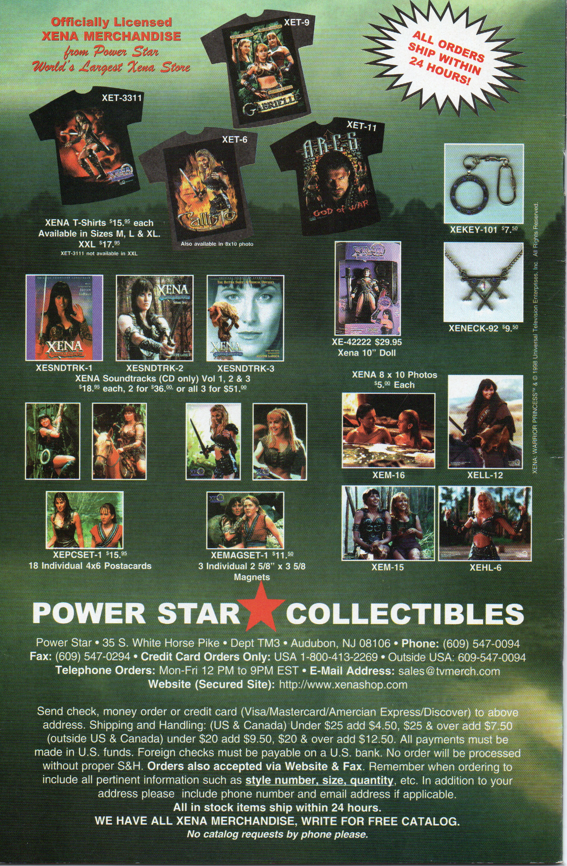 Xena Warrior Princess "Orpheus Trilogy" #3 Comic Book by Topps Comics at TheGlassyLass.com