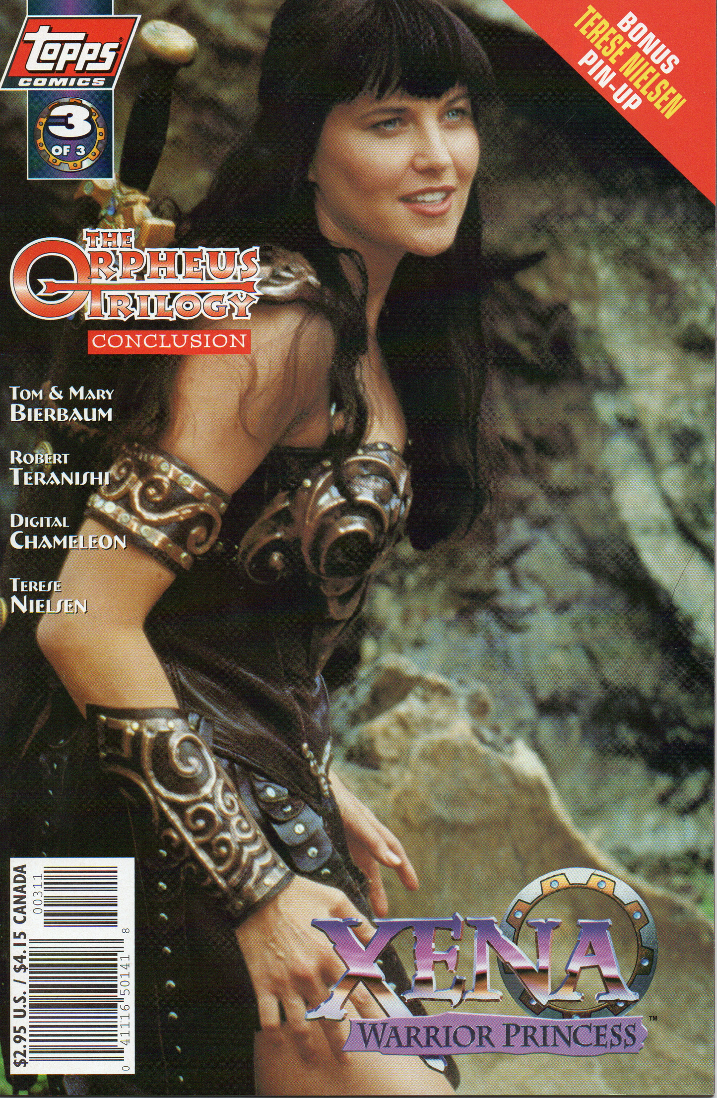 Xena Warrior Princess "Orpheus Trilogy" #3 Comic Book by Topps Comics at TheGlassyLass.com