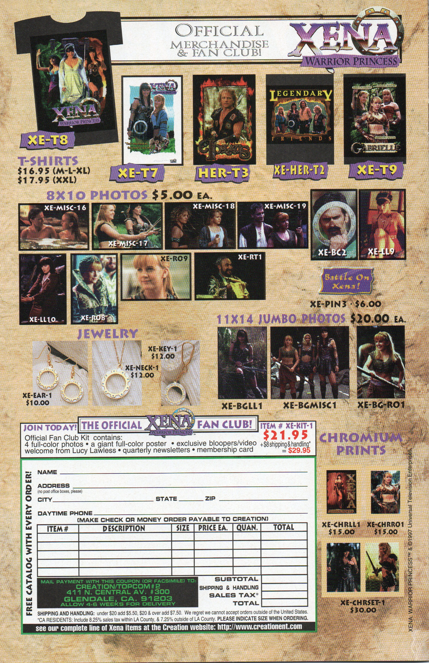 Xena Warrior Princess “Dragon’s Teeth” #2 Comic Book by Topps Comics at TheGlassyLass.com