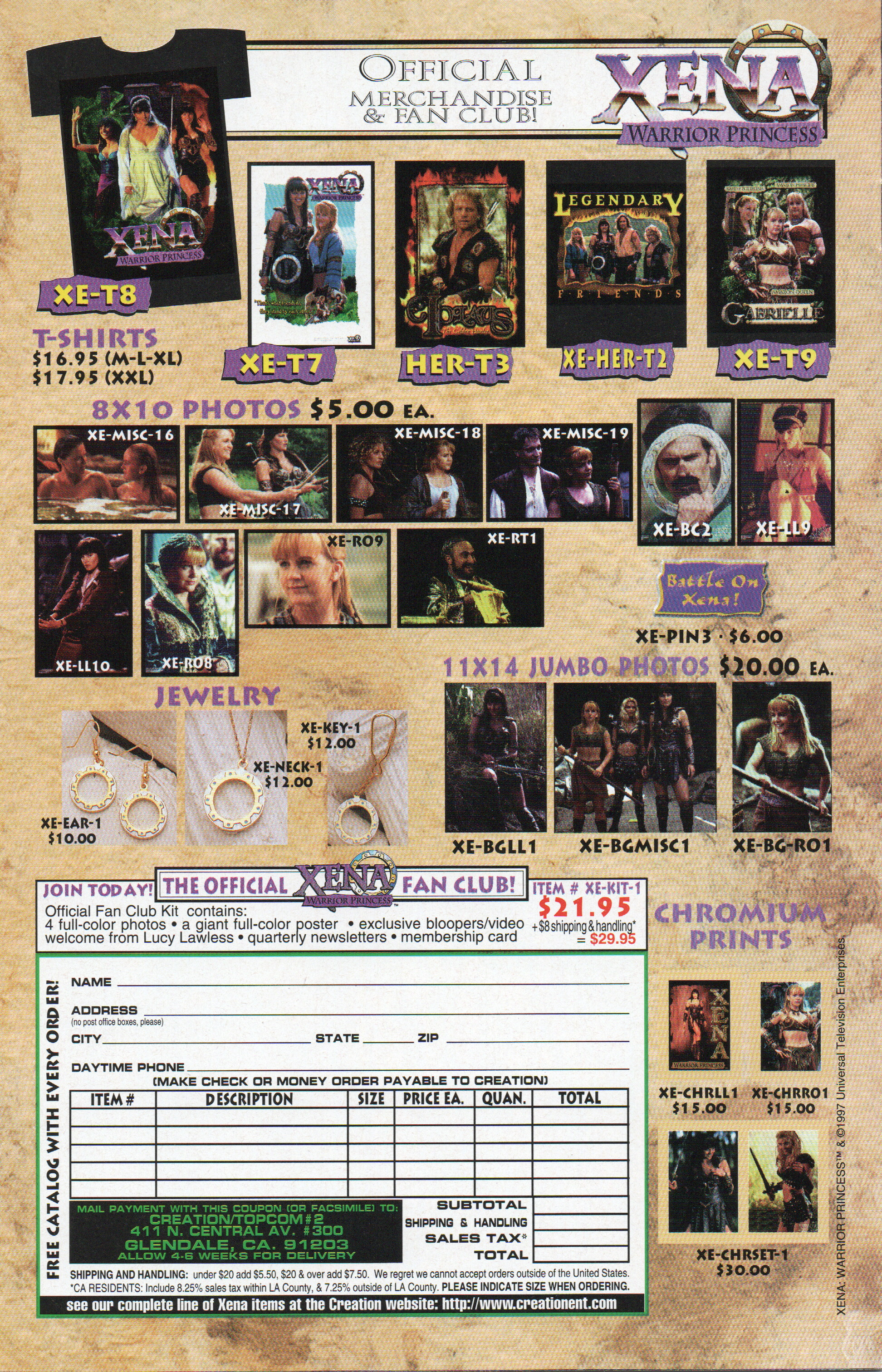 Xena Warrior Princess “Dragon’s Teeth” #3 Comic Book by Topps Comics at TheGlassyLass.com
