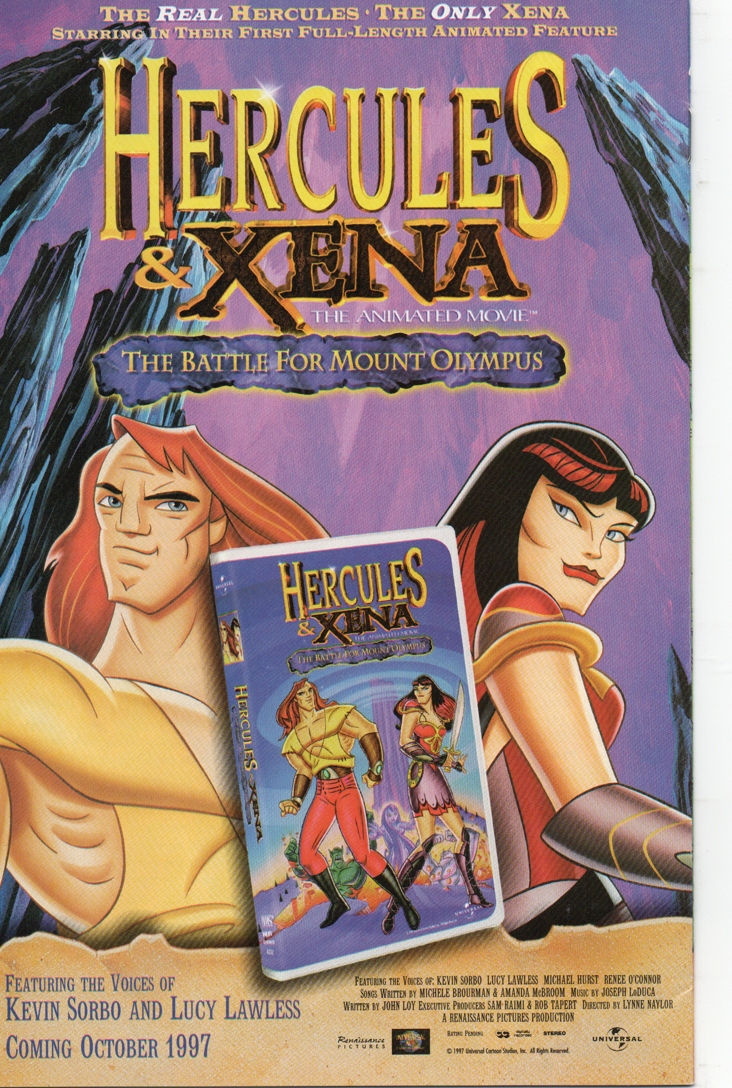 Xena Warrior Princess "1st Series / Variant Cover" #1B Comic Book by Topps Comics at TheGlassyLass.com