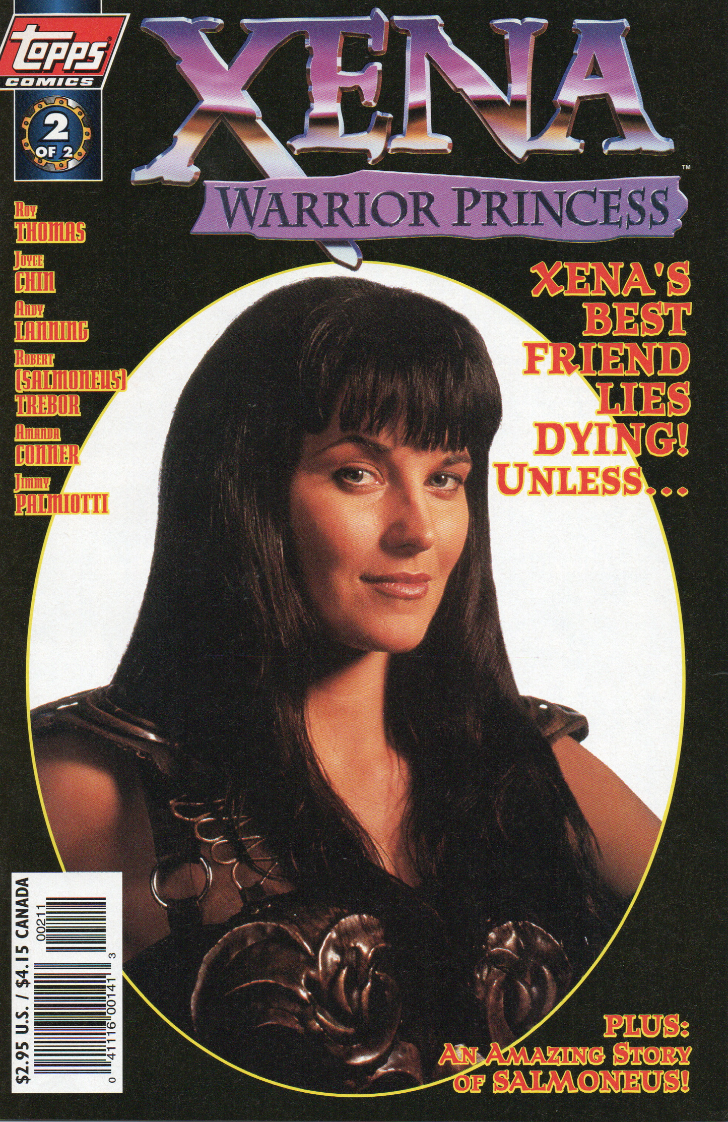 Xena Warrior Princess "1st Series" #2 Comic Book by Topps Comics at TheGlassyLass.com