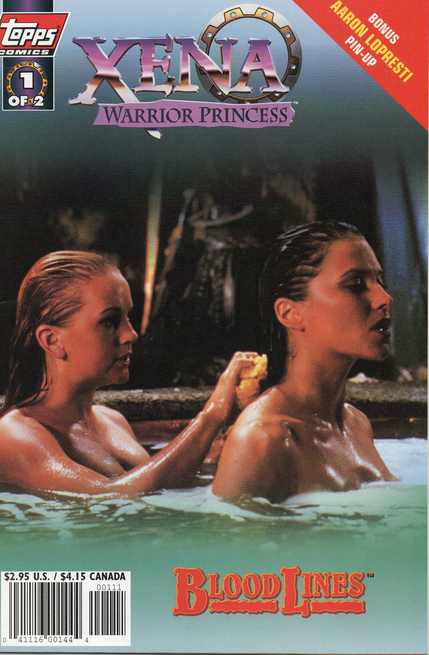 Xena Warrior Princess "Blood Lines" #1A Comic Book by Topps Comics at TheGlassyLass.com
