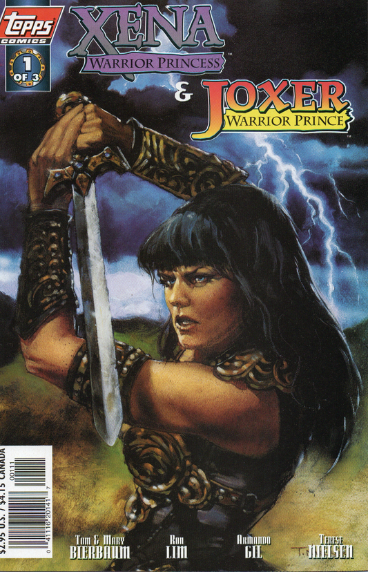 Xena and Joxer #1B (Variant Cover) Comic Book by Topps Comics at TheGlassyLass.com