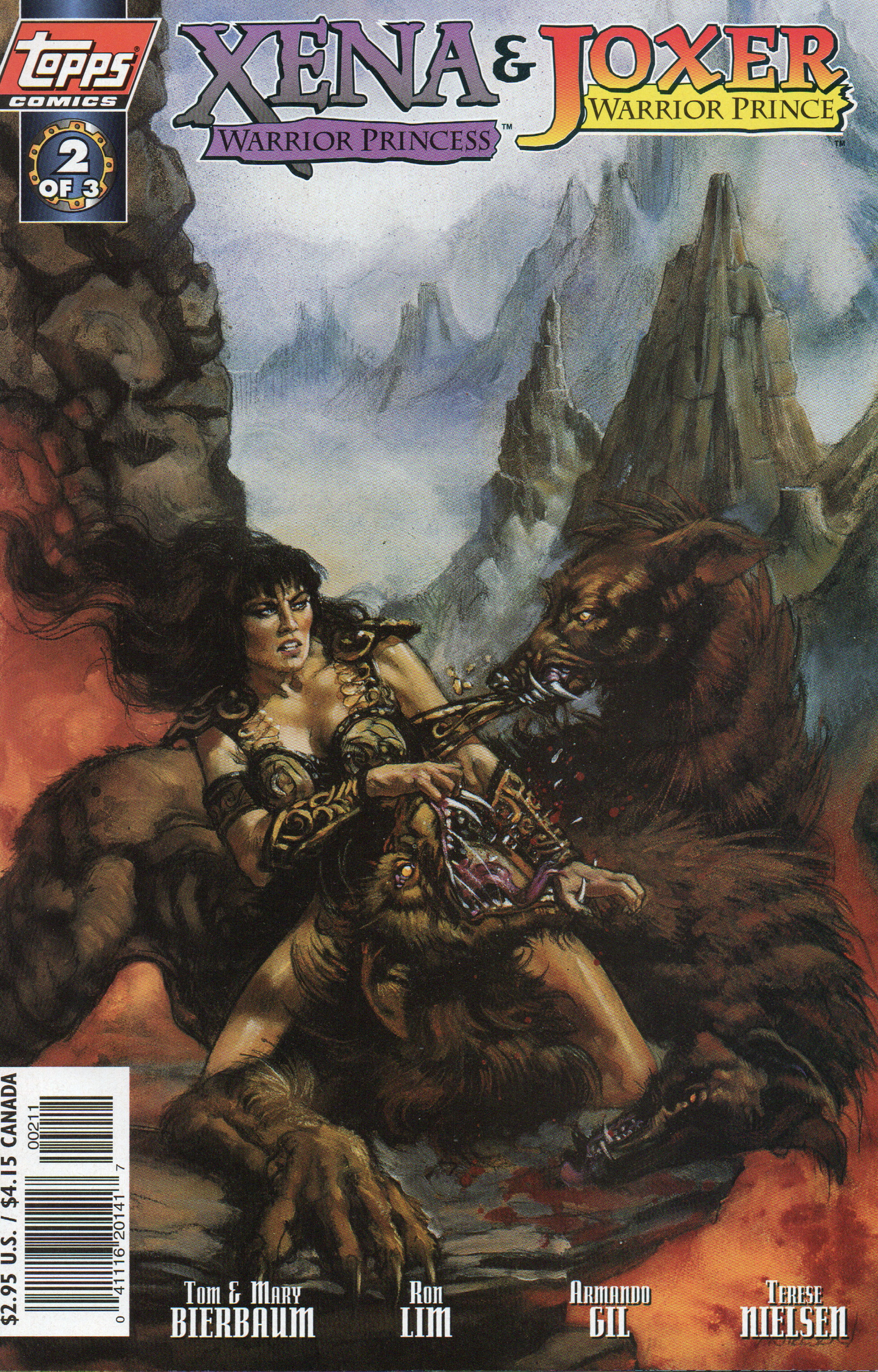 Xena and Joxer #2B Comic Book by Topps Comics at TheGlassyLass.com
