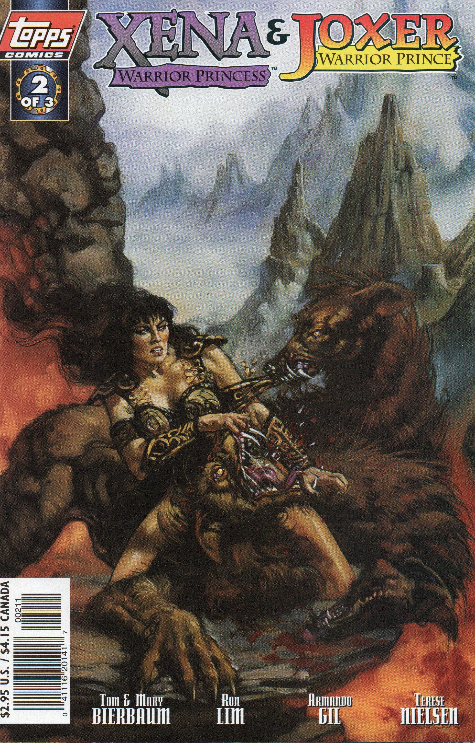 Xena and Joxer #2B Comic Book by Topps Comics at TheGlassyLass.com