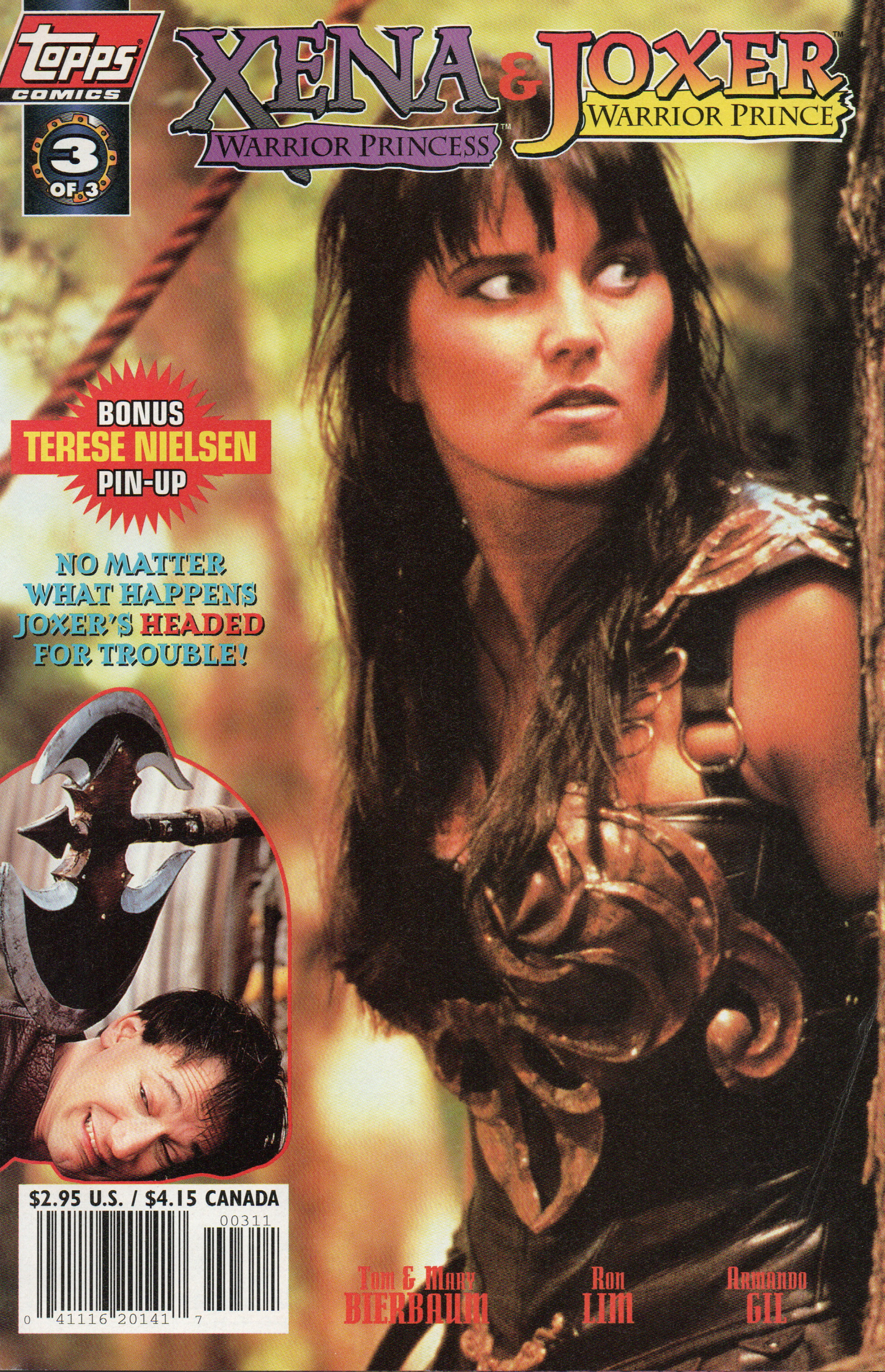 Xena and Joxer #3 Comic Book by Topps Comics at TheGlassyLass.com