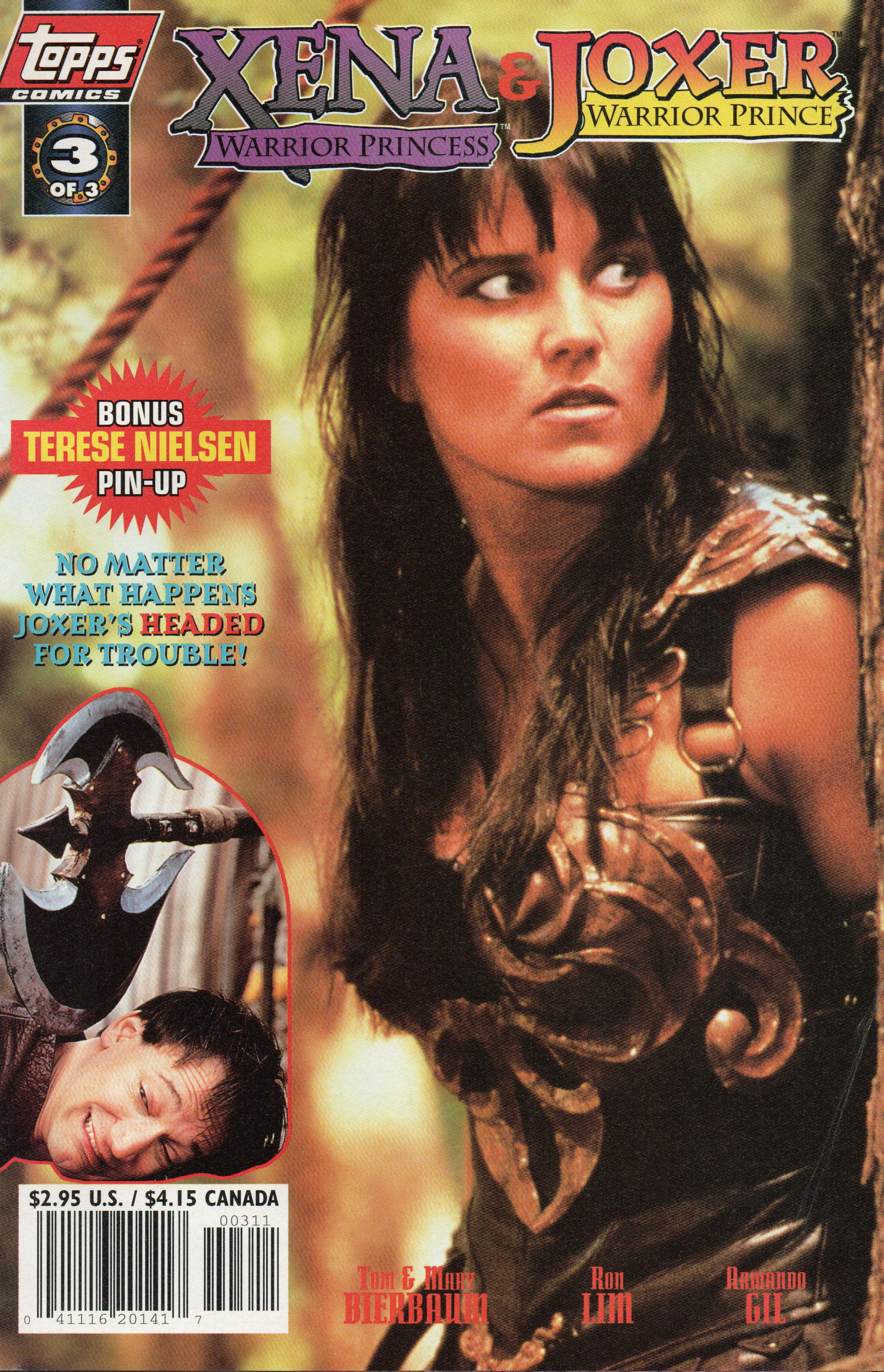 Xena and Joxer #3 Comic Book by Topps Comics at TheGlassyLass.com