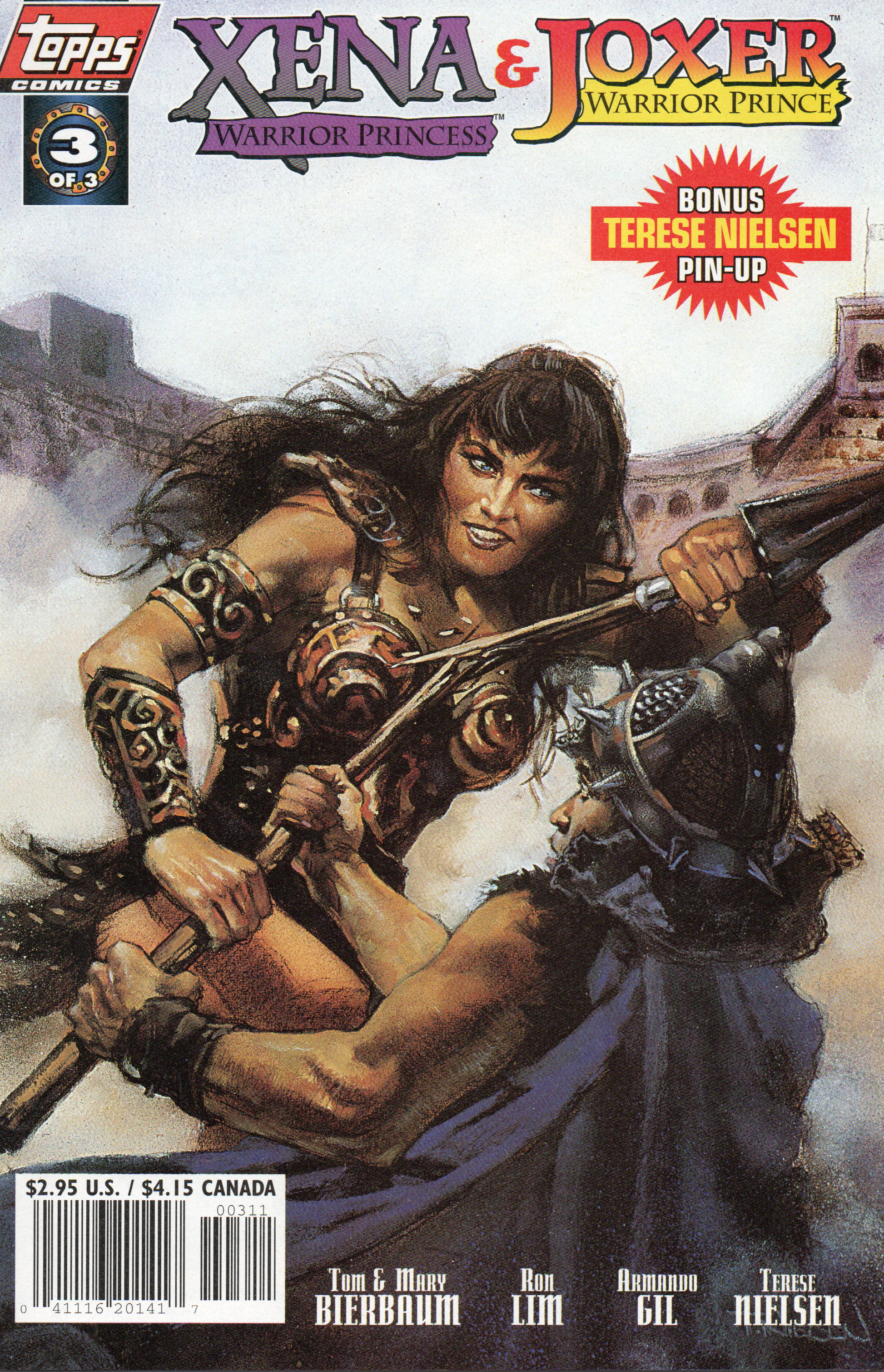 Xena and Joxer #3B Comic Book by Topps Comics at TheGlassyLass.com