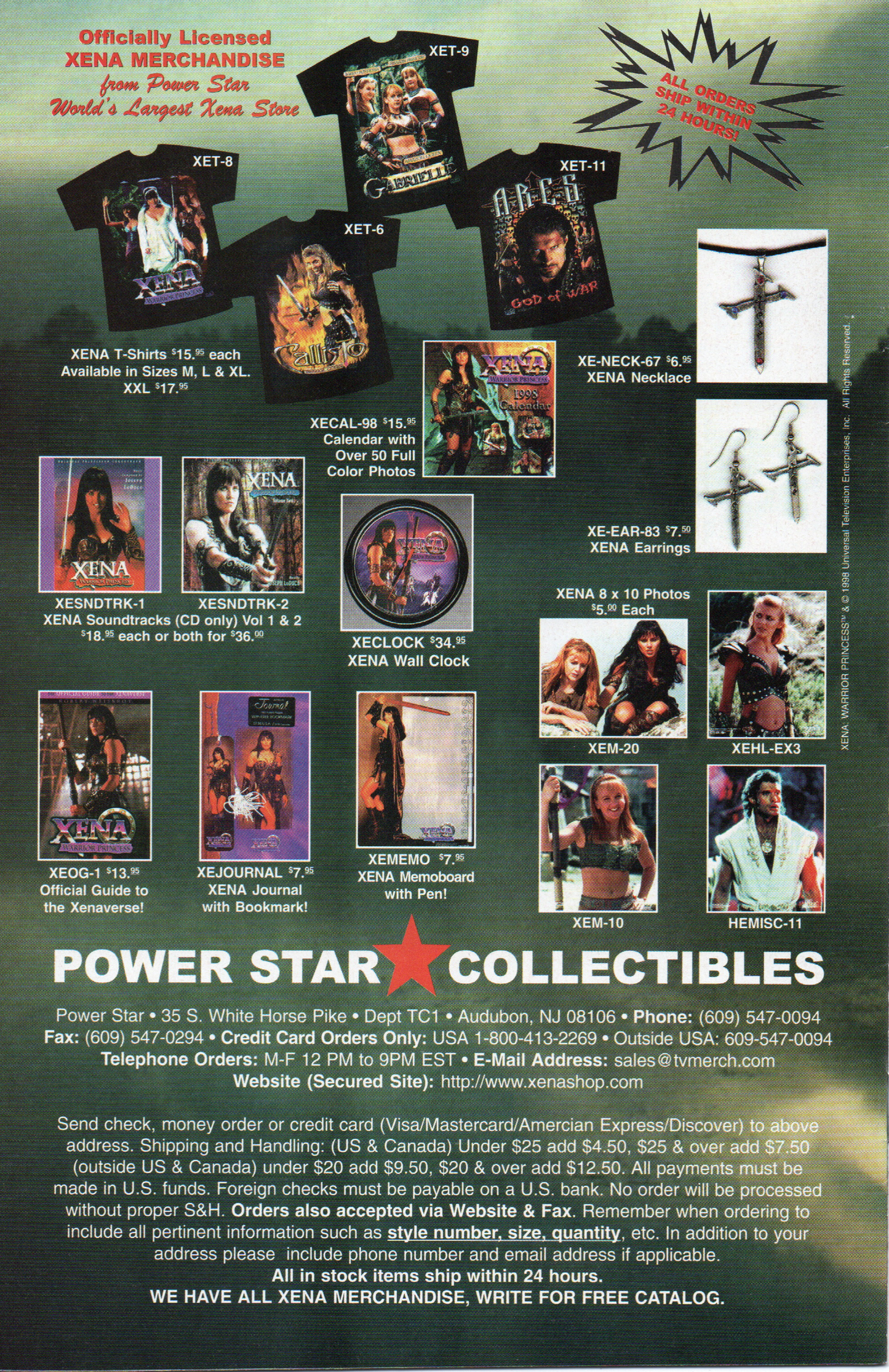 Xena vs. Callisto #1 Comic Book by Topps Comics at TheGlassyLass.com