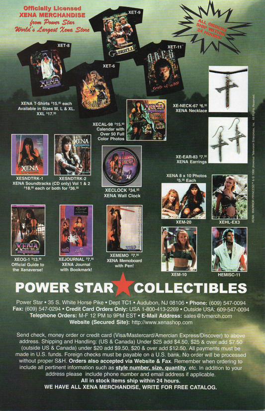 Xena vs. Callisto #1 Comic Book by Topps Comics at TheGlassyLass.com