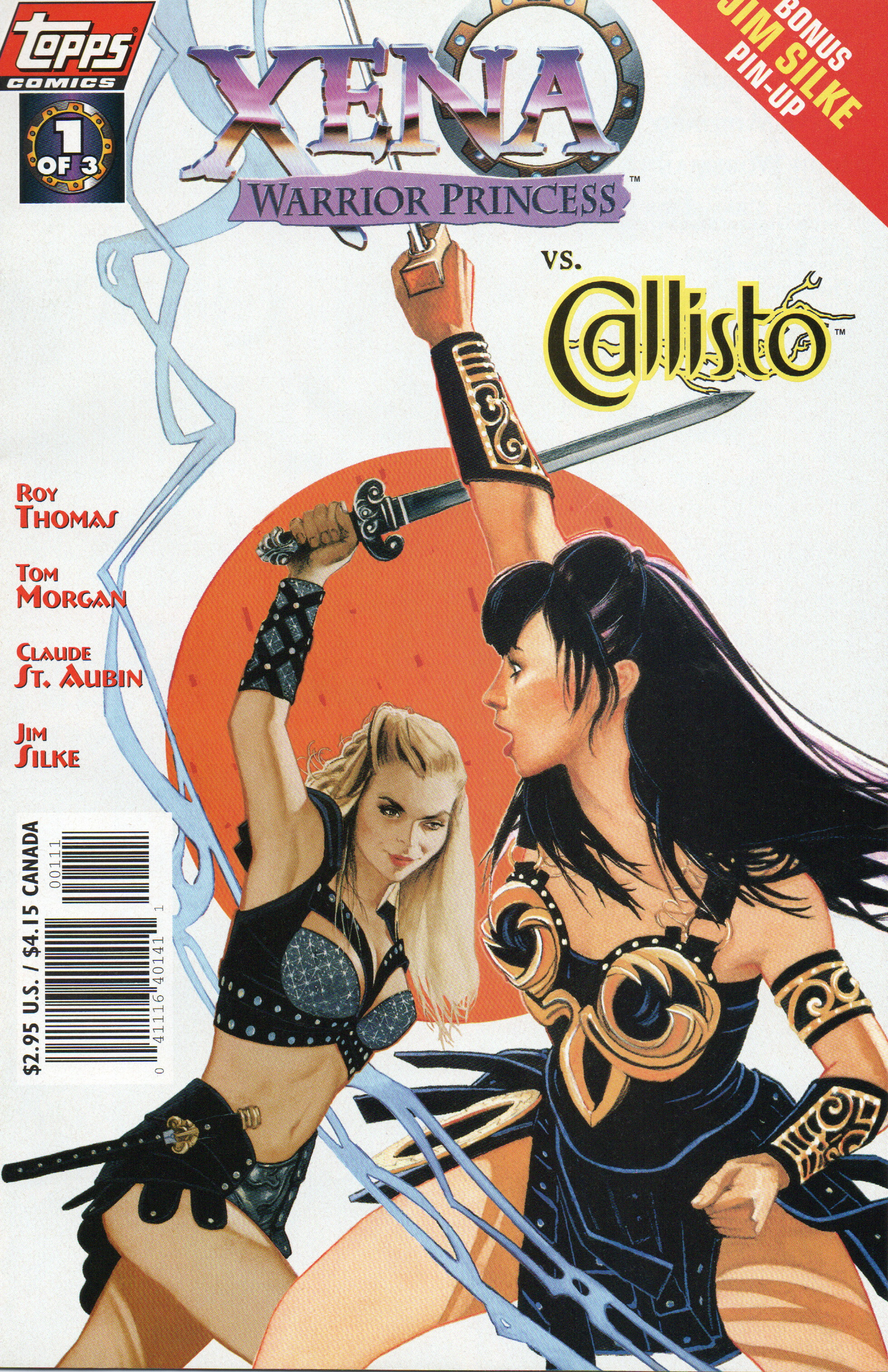 Xena vs. Callisto #1 Comic Book by Topps Comics at TheGlassyLass.com