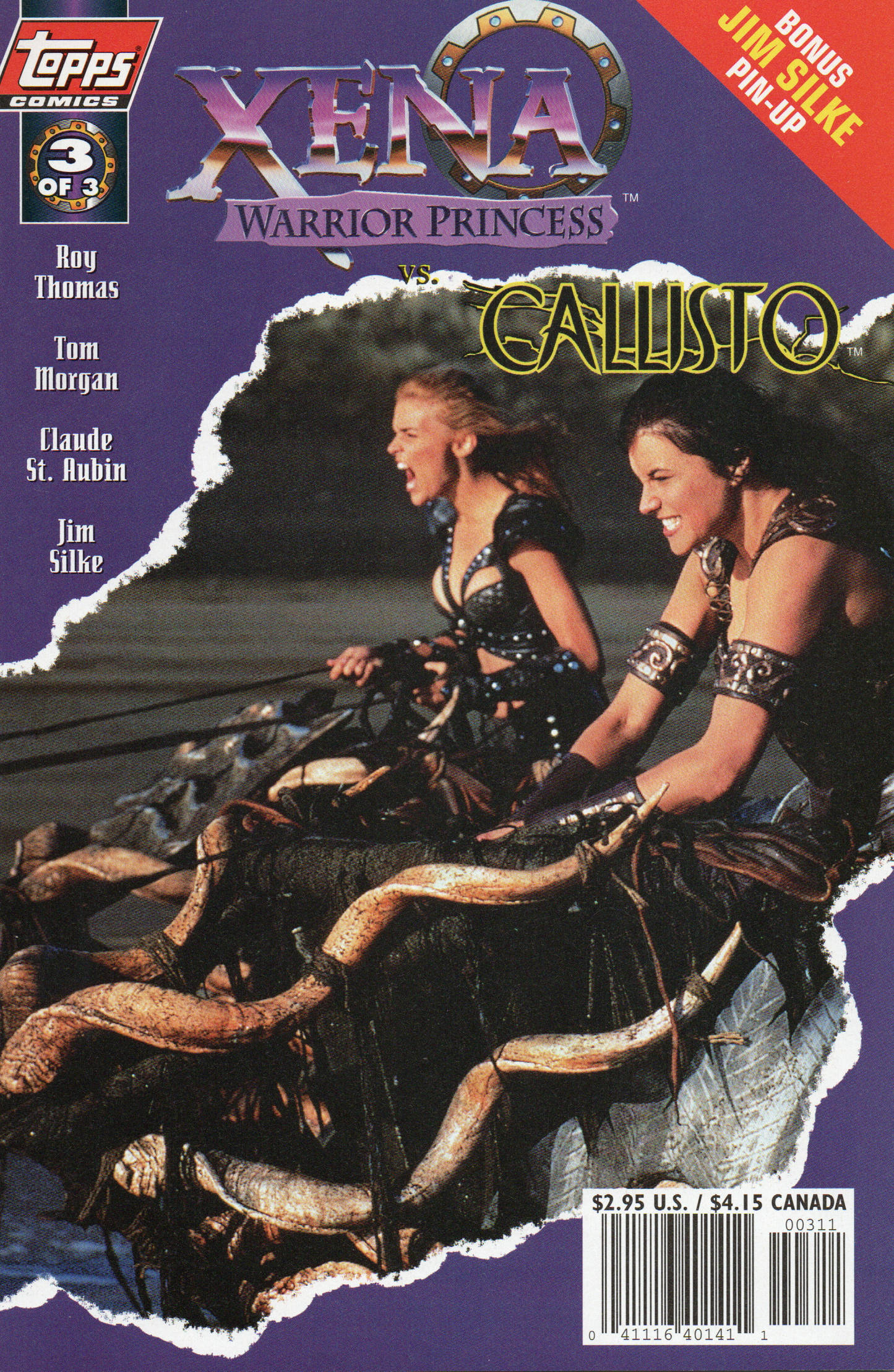 Xena vs. Callisto #3A Comic Book by Topps Comics at TheGlassyLass.com